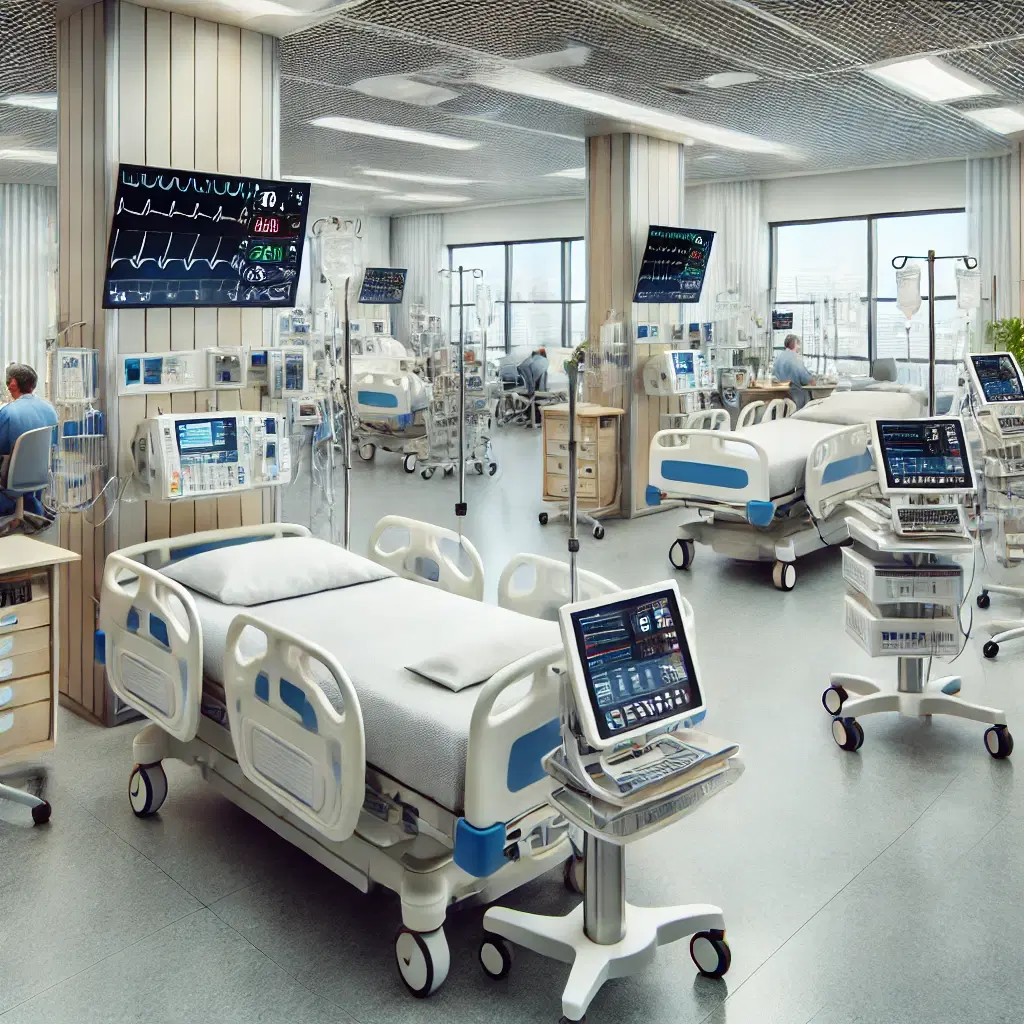 Well-Equipped ICU Setup